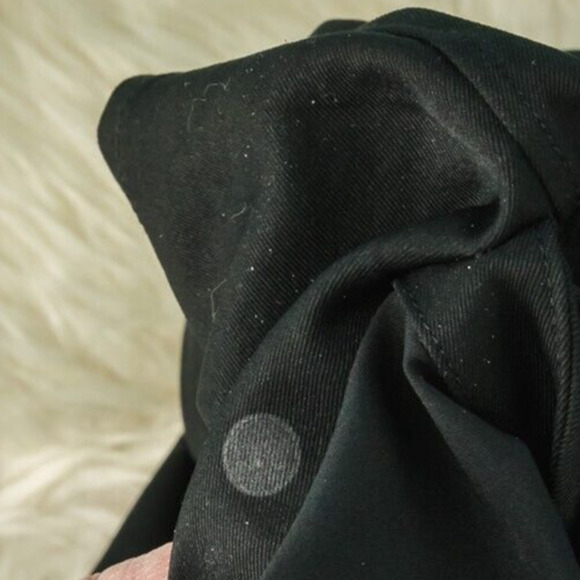 Lululemon Size 6 Black Trek Urbanite Twill Button Zip Tapered Leg Ankle Pants - Picture 4 of 5